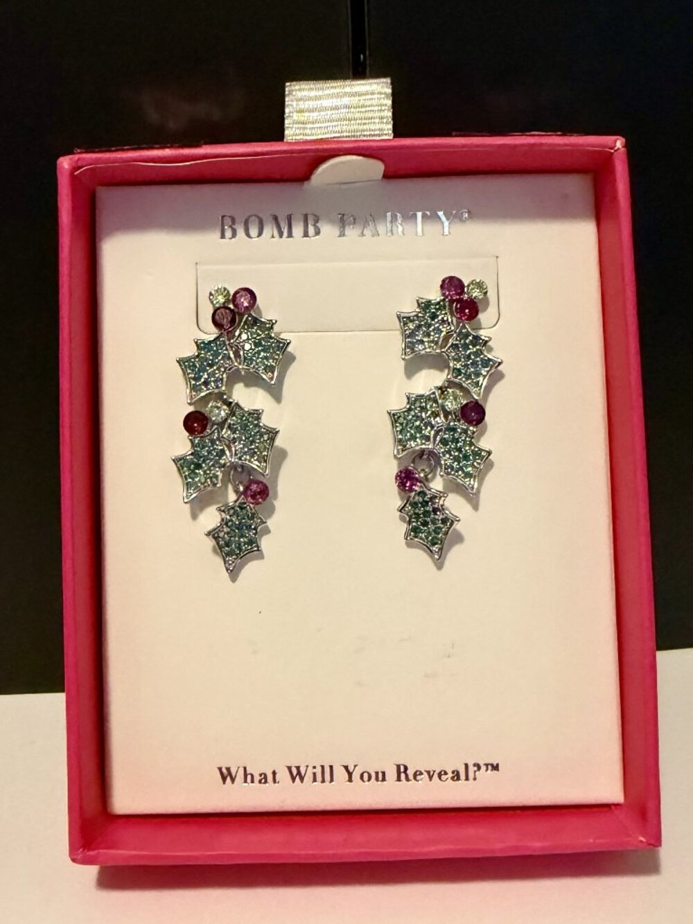 BP Statement Earrings - Holiday Edition 2022, "Holly Jolly Holiday" RBP 5577